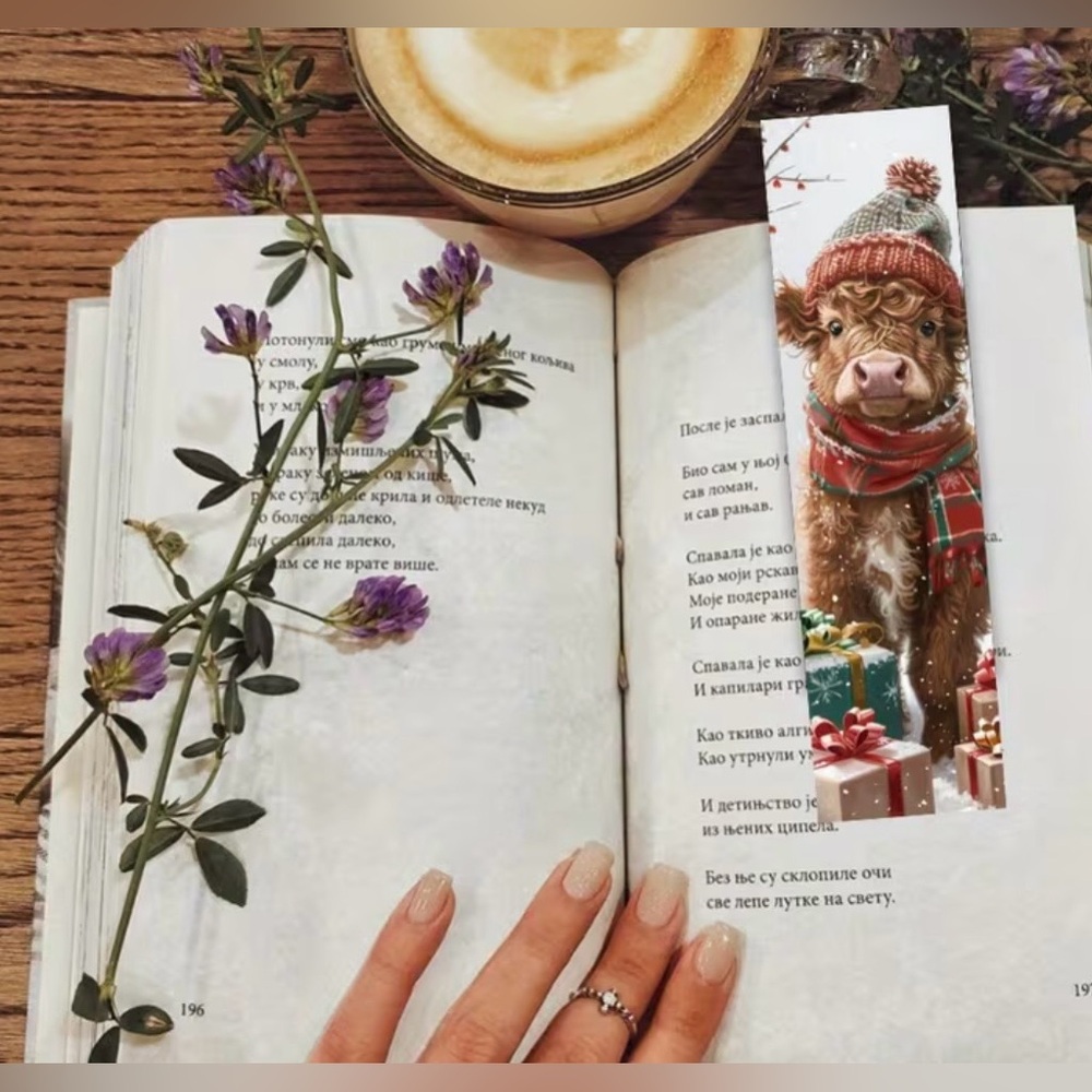 Highland Cow Bookmark Set of 16
Brand New